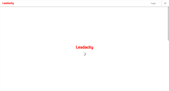 Desktop Screenshot of leadacity.net